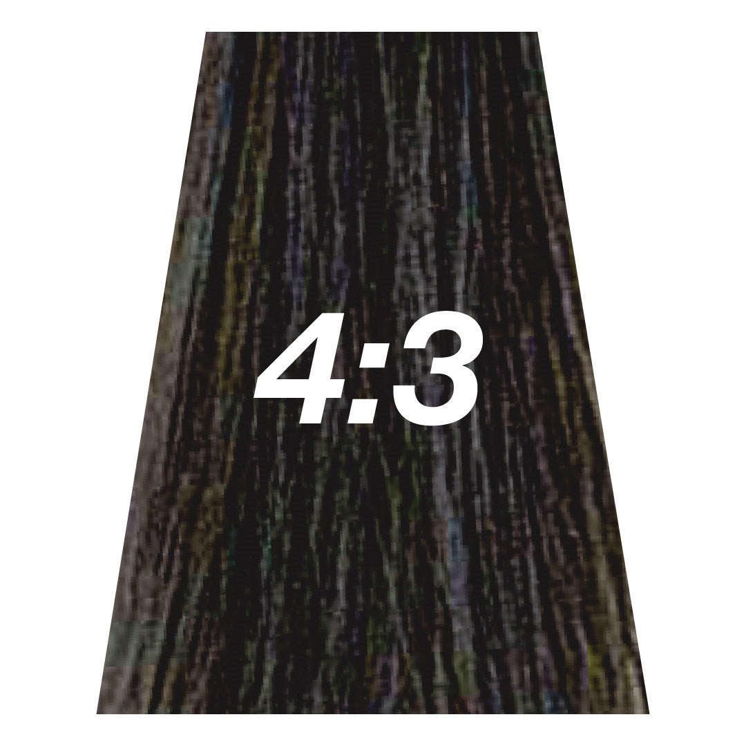 Velvasilk Permanent & Demi-Quasi Hair Colour - 4-3 Medium Gold Brown