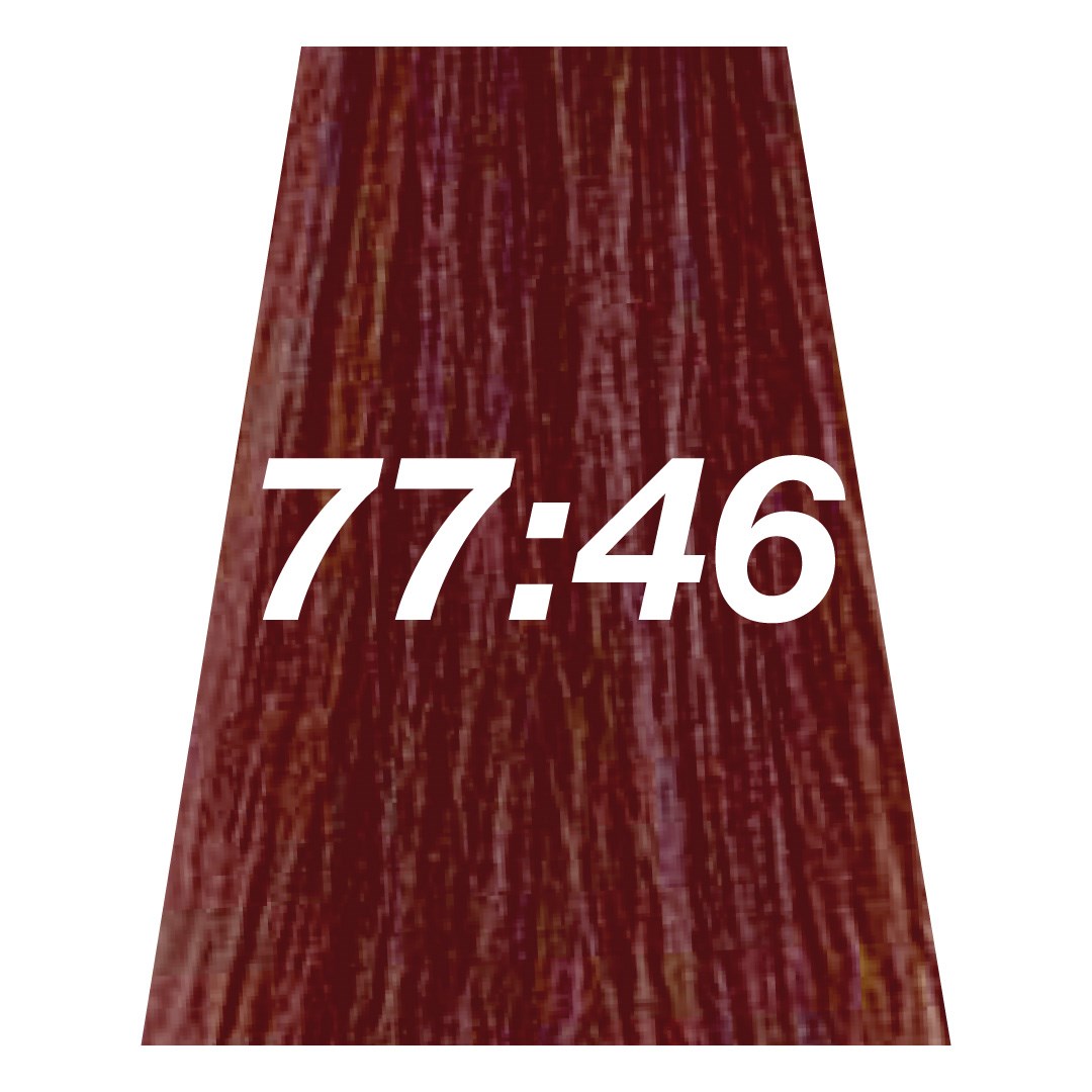 Velvasilk Permanent & Demi-Quasi Hair Colour - 77-46 Medium Intense Red Violet Blonde