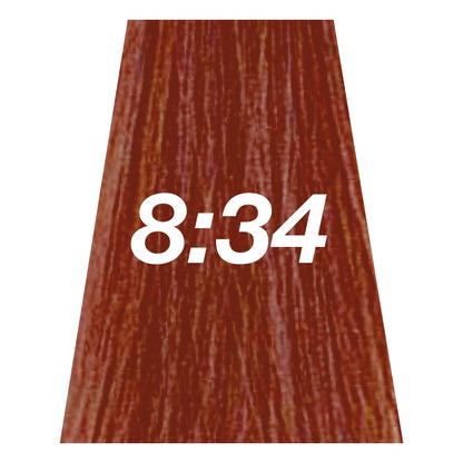 Velvasilk Permanent & Demi-Quasi Hair Colour - 8-34 Light Copper Blonde